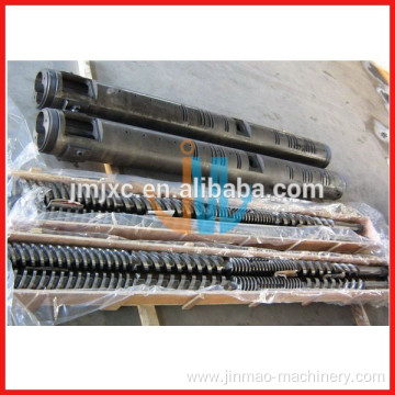 Parallel twin screw barrel/Twin screw barrel for plastic extrusion